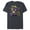Navy Heather, variant on Disney and Pixar’s Lightyear Emperor Zurg Blueprint - Short Sleeve Blended T-Shirt for Adults - Customized-Dark Heather