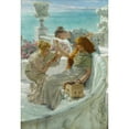 thumbnail image 2 of Lawrence Alma-Tadema 18x24 Gold Ornate Framed and Double Matted Museum Art Print Titled - Fortune's Favourite, 2 of 4