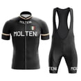 thumbnail image 2 of Conjunto de maillot de ciclismo retro Molteni negro para hombre, pantalones de montar de manga corta, ropa clásica de ciclismo de montaña, maillot de triatlón, 2 of 5