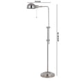 thumbnail image 5 of Adjustable Height Metal Pharmacy Lamp with Pull Chain Switch, Silver, 5 of 5