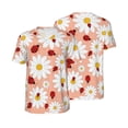 thumbnail image 3 of Daiia Daisy and Ladybug Mens Baseball Jersey Button Down Shirts Short Sleeve Sports Uniforms-3X-Large, 3 of 9