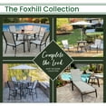 thumbnail image 3 of Hanover Commercial-Grade Outdoor 50 lbs Black Round Aluminum Patio Umbrella Base with Rust Resistant Material, 3 of 4