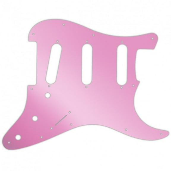 Pickguard For Fender Standard Strat - Pink Mirror