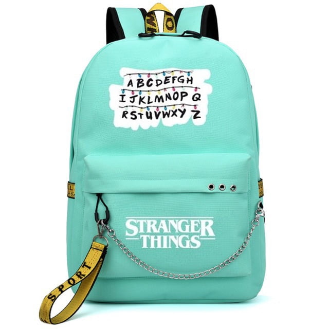 New Backpack Chain Bag Peripheral Backpack Sports Bag Student Schoolbag Candy Color Bright Color Bag usb Charging Bag