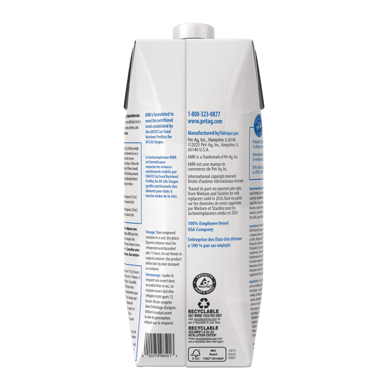 PetAg KMR Kitten Milk Replacer Liquid, 16 oz, Ready-to-Feed