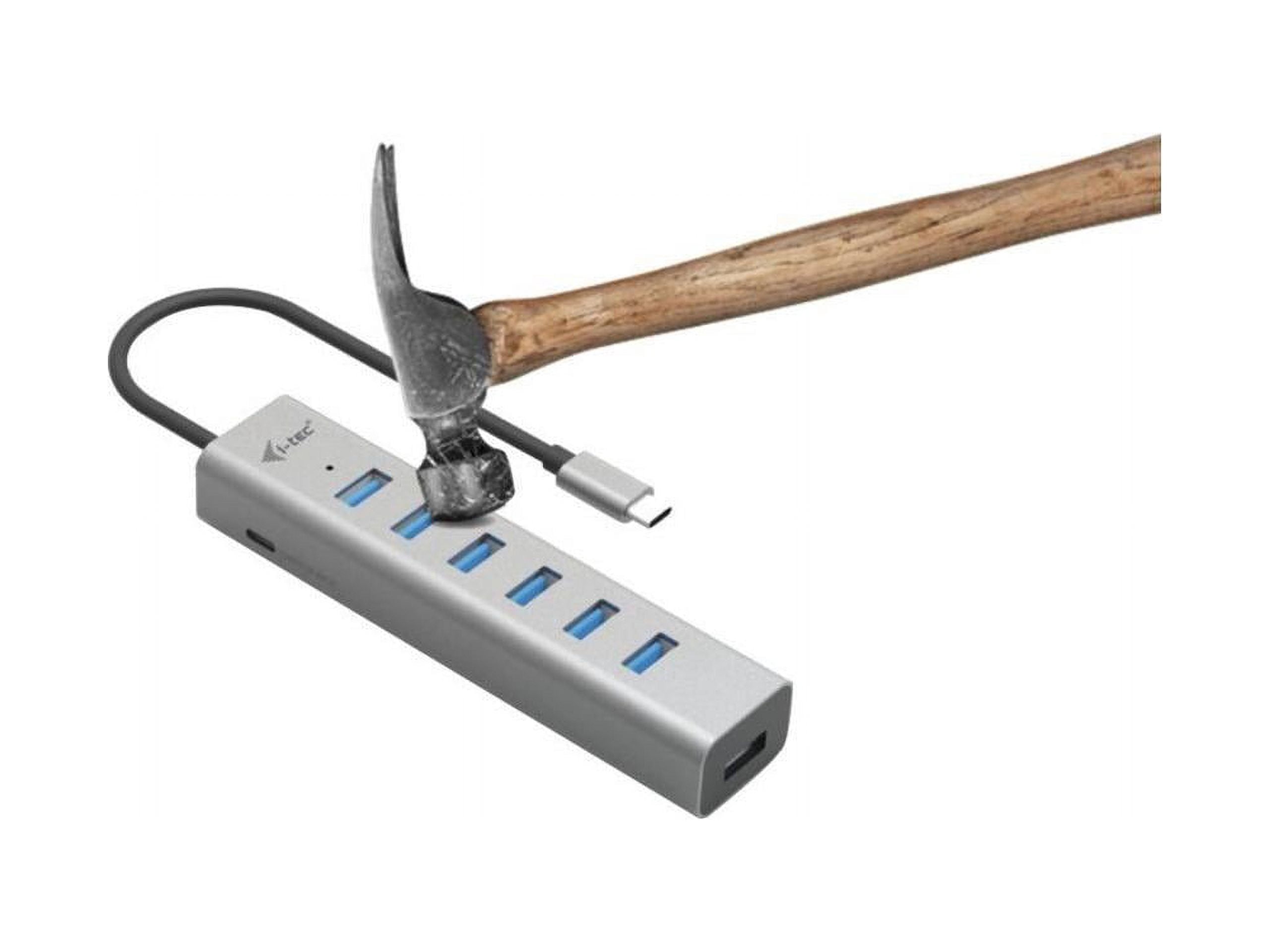i-tec USB-C Charging Metal HUB 7 Port - USB 3.2 (Gen 1) Type C - Portable - 7 USB Port(s) - Windows, iPadOS, Linux, Mac, Android, ChromeOS