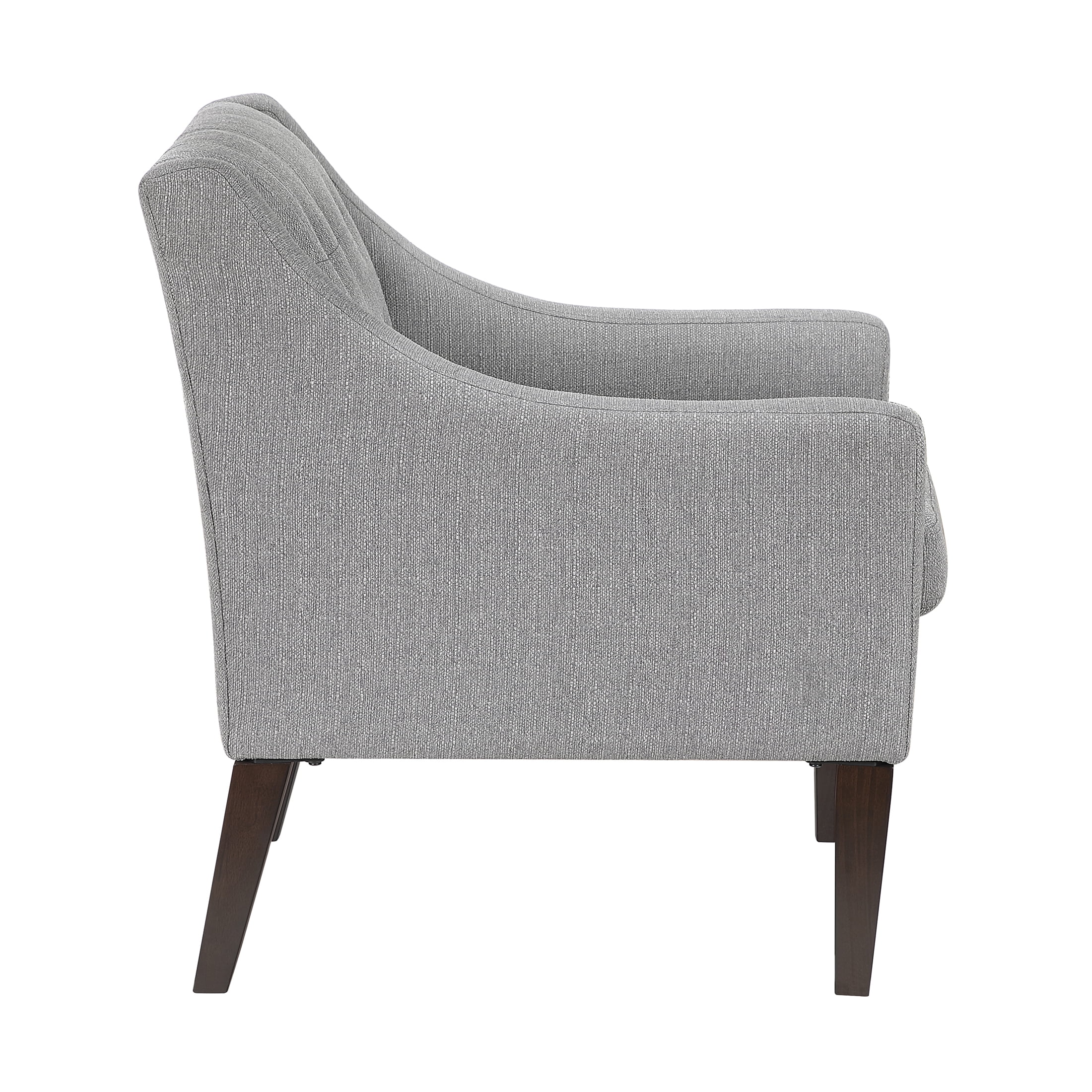 OakvillePark Solmera Textured Fabric Accent Chair, Gray