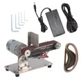 thumbnail image 1 of Belt Sander Mini Electric Adjustable Grinding Polishing Machine AC 110‑240V for DIYUS Plug 895 (200W), 1 of 5