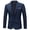 Deep blue, variant on Men's Casual Blazer Business Commuter Single-Breasted Jacket Coral Pink