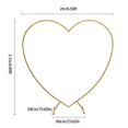 thumbnail image 2 of 210cm Wedding Arch Flower Stand Heart Shape Metal Arch Frame Backdrop Rack, 2 of 20