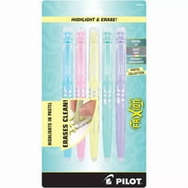 Light Pastel Erasable Highlighters Chisel Tip Assorted Inks