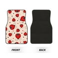 thumbnail image 2 of Vsdgher Red Ladybug Car Foot Mat Set of 4 Pieces Universal Floor Liner Car Accessories Fits Most Cars, Trucks, Vans, sedans, SUV, 2 of 7
