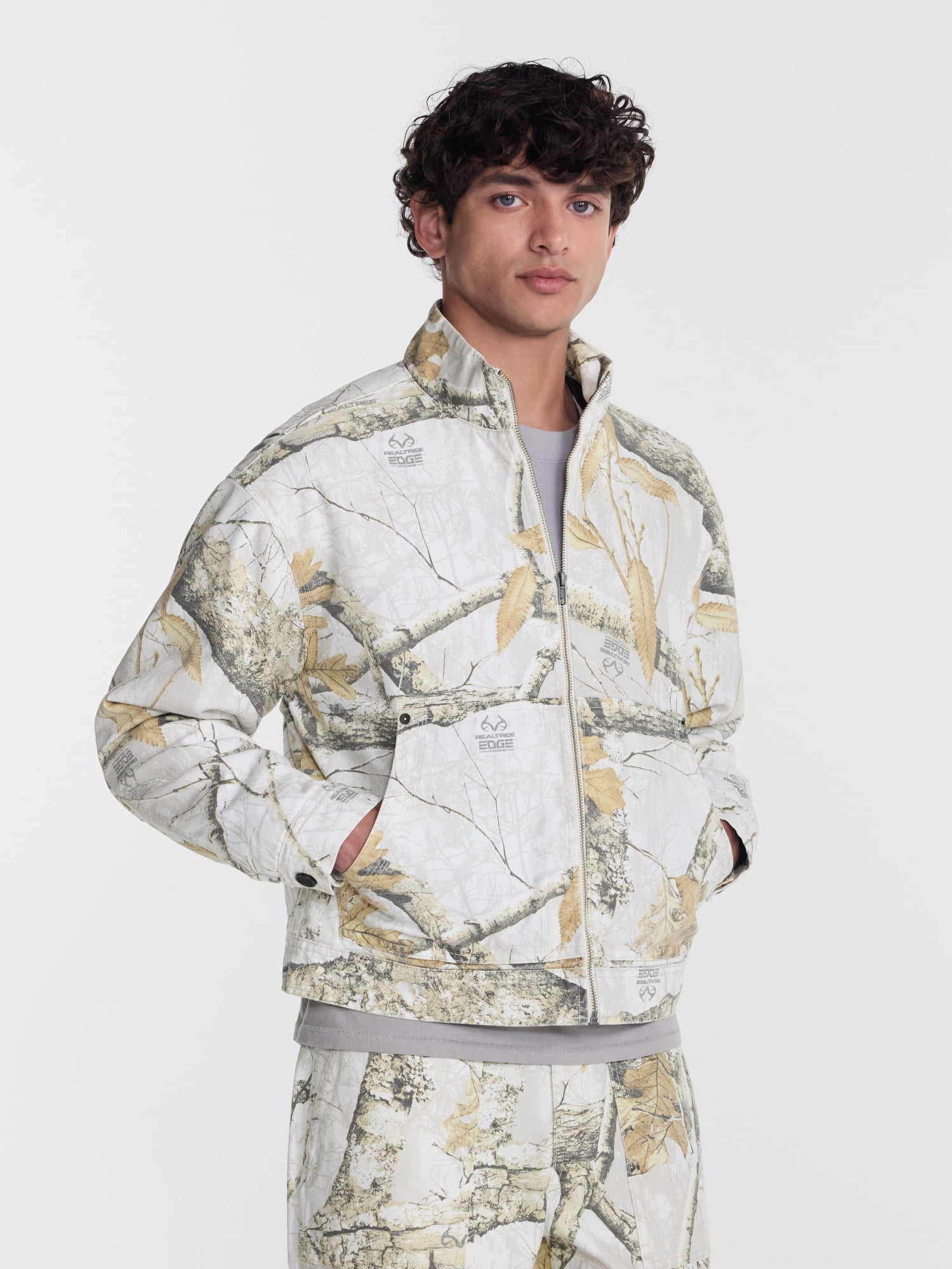 No Boundaries x Realtree Cotton Trucker Jacket, Men's Sizes XS-4XLT
