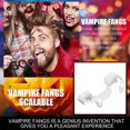 thumbnail image 2 of Tirantes telescópicos arriba y abajo, vampiros, colmillos, parodias, dientes, fiestas, bailes, disfraces, accesorios de cosplay, disfraces de Halloween., 2 of 5