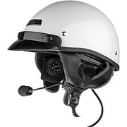 J&M Integrated Headset for Most Shorty Style/Half Helmet