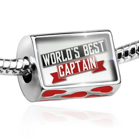 Bead Worlds Best Captain Charm Fits All European (Best Captain In The World)