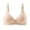 A1_Beige, variant on Women's Breathable Wireless Bra Full Coverage No Underwire Everyday Sleep Bras Comfortable Wireless Padded Bras Lightweight Everyday No Show Bra Comfort V-Neck Lift Support Bra Pink 46