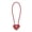 Red-30cm, variant on Wishes-Lock Heart Shape Padlocks for Lovers Wedding Padlocks Long Wire Ropes Lock Anniversary Valentines Day Gift