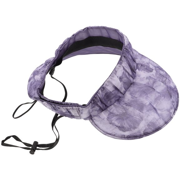 RENACLIPY Ponytail Fishing Sun Hat Retro Style Sun Visor Hat Multi Polyester Fiber 1 PCS UV Protection Adjustable