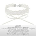 thumbnail image 4 of 1Pc Fashion Double-layer Personality Choker Necklace Lace Clavicle Necklace Collar Chokers Party Jewelry Accessories(White), 4 of 4