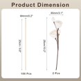 thumbnail image 2 of uxcell 102Pcs Reed Diffuser Sticks Set, Fiber Fragrance Flower Reed Diffuser Replacement Refill Sticks Flower Decor with Plastic Bottle for Home, Hotel, Office (Wood), 2 of 6