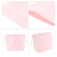 thumbnail image 3 of Bolsa de maquillaje pequeña con cordón para mujeres Unique Bargains para actividades al aire libre, viajes y vacaciones, color rosa claro-M, 3 of 3
