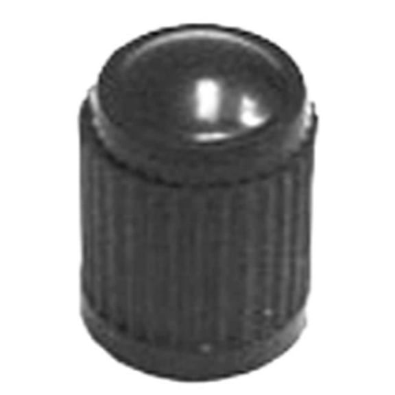 TI100-100 Plastic Tire Valve Stem Cap Black - Box of 100