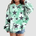 thumbnail image 5 of Gibobby Cute Hoodies for Teen Girls Trendy Preppy Hooded Sweatshirts Oversized Long Sleeve Shirts Gradient Clothes for Girls(Green,11-12 Years), 5 of 8