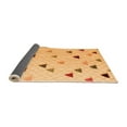 thumbnail image 2 of Ahgly Company Indoor Rectangle Solid Orange Modern Area Rugs, 8' x 10', 2 of 4