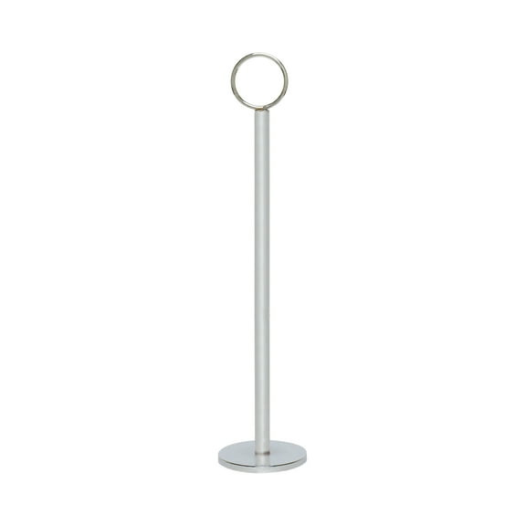 Excellante 18" chrome table card holder, comes in each