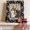 thumbnail image 4 of 250th Anniversary 5 Yard Red White and Blue Ribbon Patriotic Star and Striped Wired Royal USA Ribbon DIY Crafts for Xmas Holiday Decor, 4 of 6