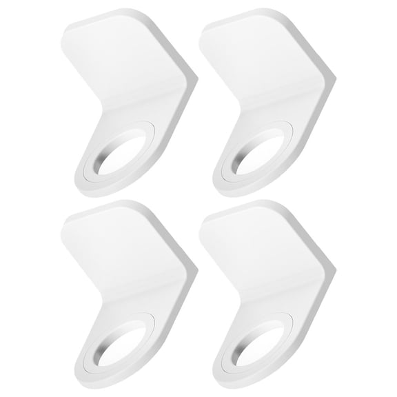 Nicehomfit 4Pcs Punch Free Shower Gel Holder White Multifunctional Bottle Rack