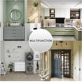 thumbnail image 3 of Kitchen Rugs, 2PCS Kitchen Mats for Floor Soft Comfort Cushioned Kitchen Rug, Washable Non-Slip Standing Mat for Home Kitchen, Floor, Sink, Laundry (Black&White), 3 of 4