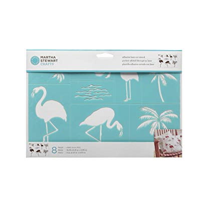 Darice Glitter Flamingos Palm Trees Foamies Stickers
