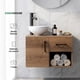 thumbnail image 3 of Mueble para Baño Gabinete Organizador con Llave Monomando Lavabo con Escurridor cafe, 3 of 8
