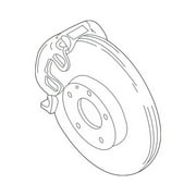 Genuine OE Volvo Rotor - 31262092 Fits select: 1996-1997 VOLVO 850 R