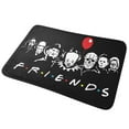 thumbnail image 7 of Welcome Mat Indoor Entrance Doormat Horror Movie Characters Front Porch Door Mat Home Decorative Non-slip Absorbent 24x16 Inch, 7 of 7