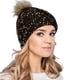 thumbnail image 2 of Gorro De Punto Cálido Para Mujer De Otoño E Invierno, Gorro Cálido, Gorro De Esquí Con Bola De Pelo Para Actividades En Interiores Y Exteriores Speravity AP006407-03, 2 of 6
