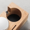 thumbnail image 3 of Coffee Tamper Mat Station Stand Portafilter Holder Support Base Rack Walnut Wood For 51MM 53MM 58MM Espresso Accessories Barista, 3 of 12
