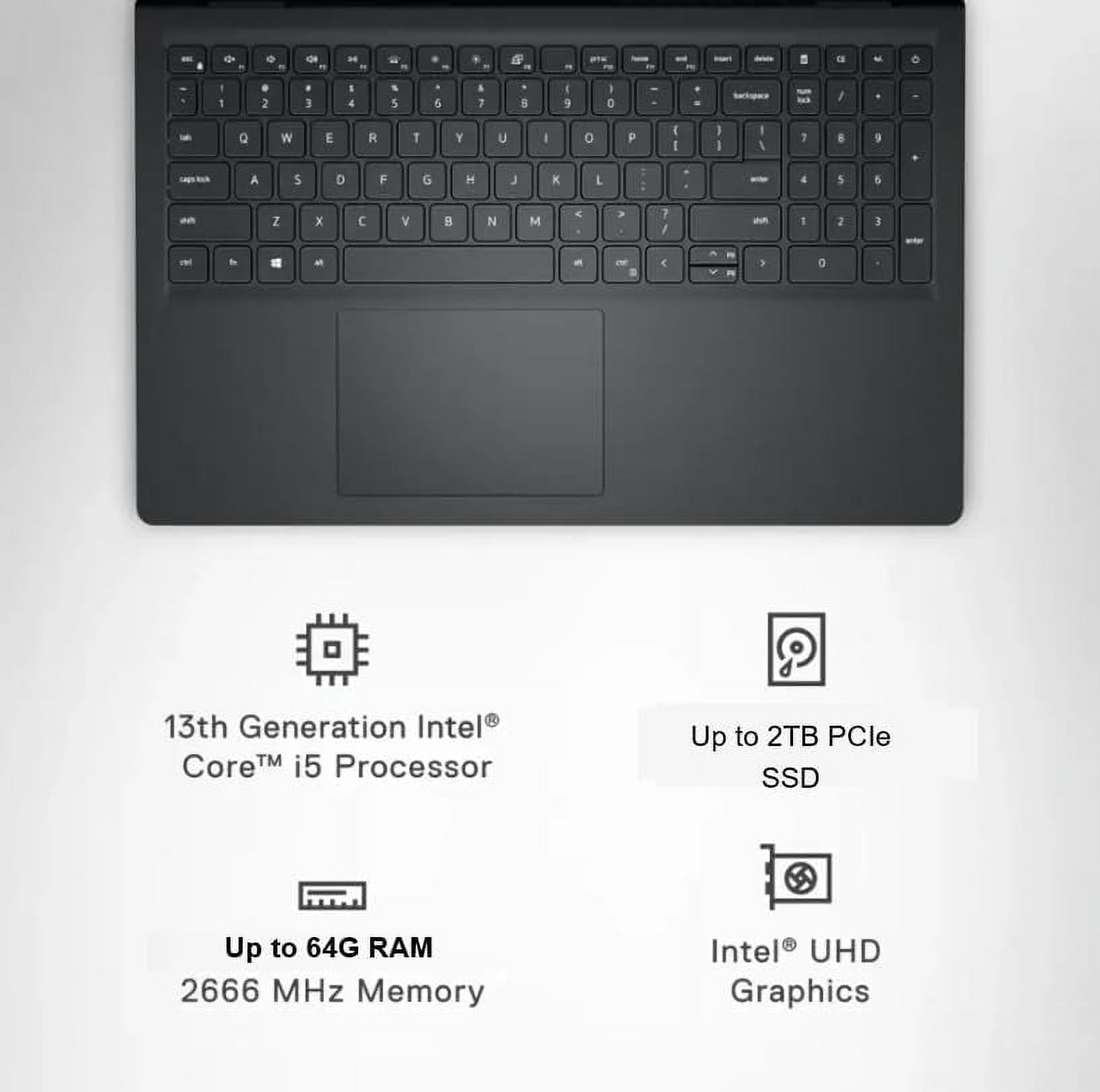 Dell Inspiron 15 3530 Business Laptop, 15.6" FHD Touchscreen, Intel Core i5-1334U, 16GB RAM, 512GB SSD, Webcam, HDMI, Wi-Fi 6, Windows 11 Pro, w/USB HUB