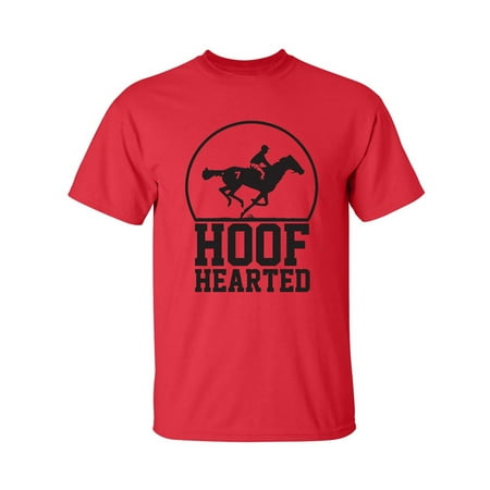 HOOF HEARTED Adult Short Sleeve T-shirt