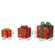 thumbnail image 3 of Adornos navideños, cajas navideñas iluminadas con control remoto, juego de 3 luces LED para decoración de exteriores, cajas navideñas para exteriores, cajas decorativas para exteriores., 3 of 9