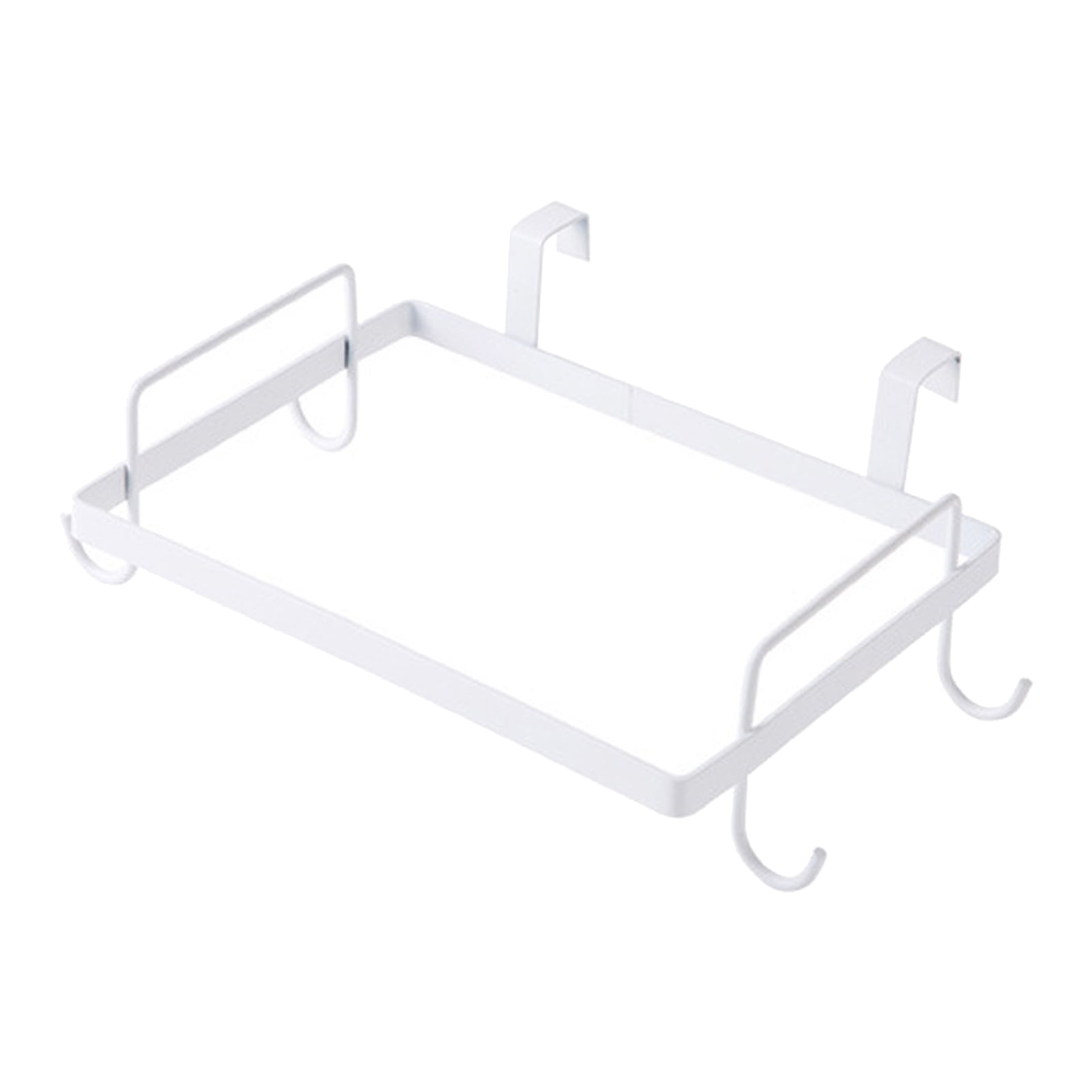 GadgetVLot Wrought Iron Over The Plastic Bag Holder For Kitchen, Pantry, Bathroom, Dorm