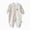 L101-Beige, variant on Baby Bodysuit Long Sleeve Dino Print Button Down Jumpsuit Boys Overalls Newborn Girls One-Piece Clothes Infant Cotton Onesie(L101-Khaki,6-9 M)
