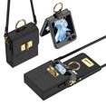 thumbnail image 1 of Leather Crossbody Bag Case for Samsung Galaxy Z Flip, iPhone 14, 1 of 8