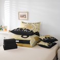 thumbnail image 5 of 7 Pcs Comforter Set King Size,Rugby Bed in a Bag with Flat Sheet and Fitted Sheet and Adults,Football Player Bedding Set with Pillowcase and Sham(New Orleans), 5 of 5