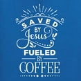 thumbnail image 5 of Wild Bobby Saved By Jesus Fueled By Coffee Inspirational/Christian Men Graphic Tank Top, Royal, 3X-Large, 5 of 5