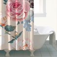 thumbnail image 5 of Waterproof Pioneer Shower Curtain 72x84 Inch Polyester Unique Cute Floral Shower Curtain for Bathroom Hotel Home Decor with 12 Plastic Hooks, 5 of 5
