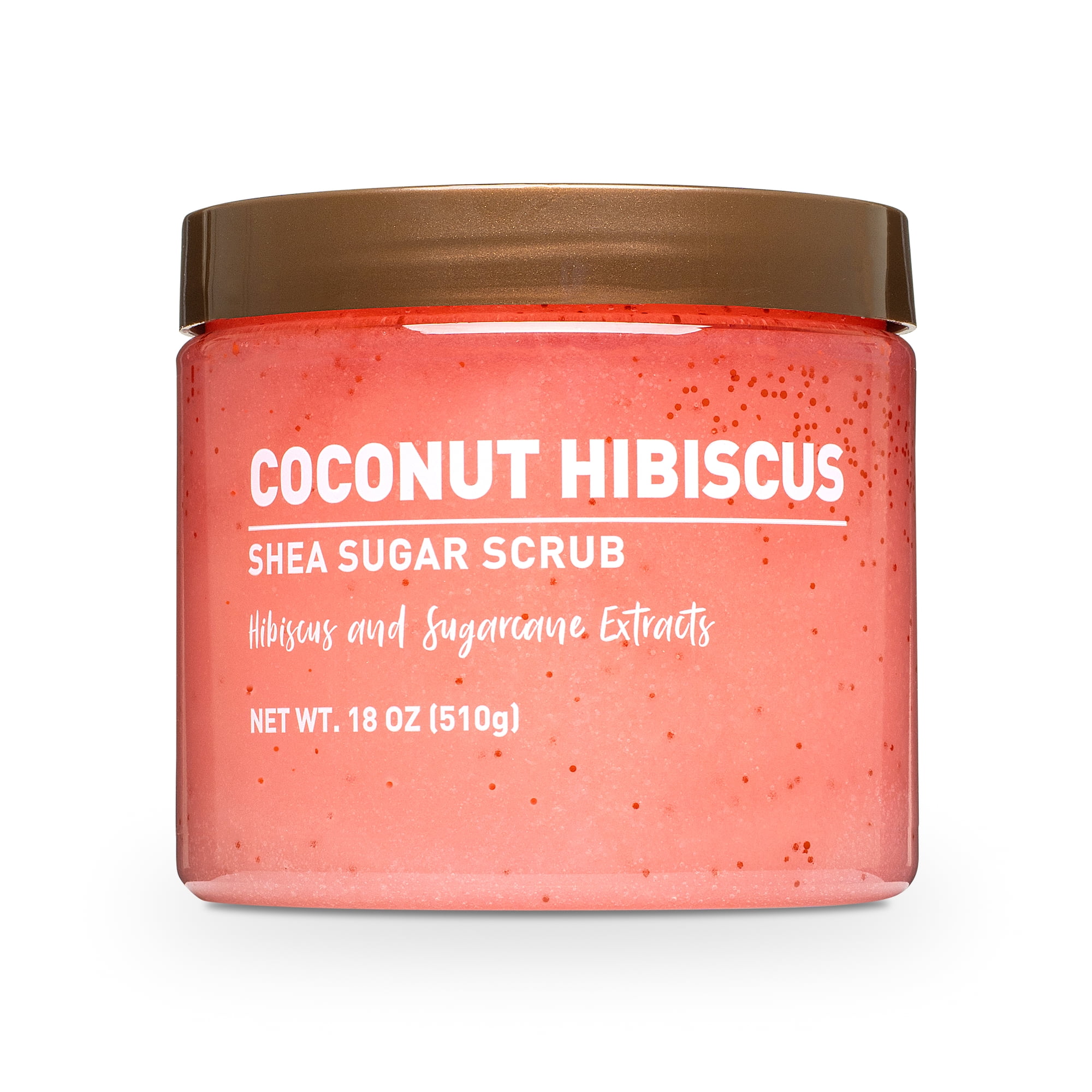 Shea Sugar Scrub, Coconut Hibiscus, 18 oz