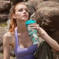 thumbnail image 6 of 30 Oz Tumbler White Puppy and Colorful Flowers Tumbler with Lid and Straw, Birthday Gift Cup for Friend Women Men Coffee Travel Mug Thanksgiving Day Halloween Christmas Gift Water Bottle, 6 of 7